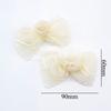 4 Pezzi 90*60mm Patch Palla Chiffon Fiocco Cravatta Ornamento Scrapbooking Patch Forniture per Artigianato Fai da Te