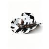 Vintage Cowboy Hat Women Men Retro Western Style Sun Cow Beige White Outdoor Protection