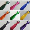 Glossy Smooth 8Cm Zipper One Pull Tie Men And Women Dress Casual Solid Color Vocational Student Collar