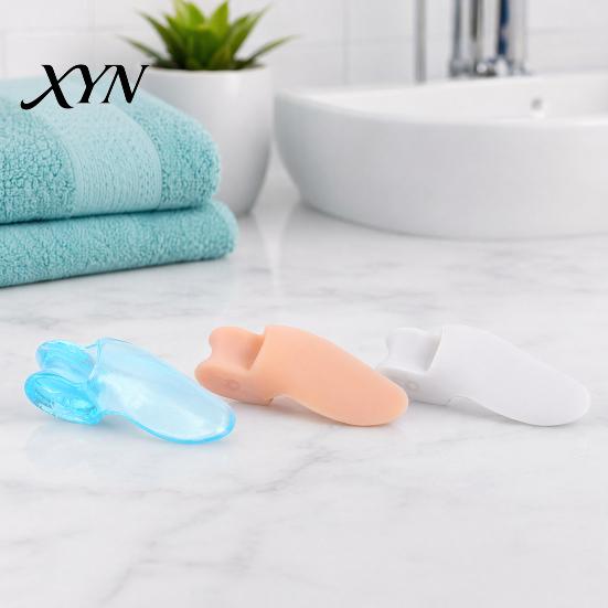 Comfortable Toe Spacer 2PCS Gel Separator, Hallux Valgus Correction And Overlapping Bunion Relief Sleeve Corrector, Ultra-Thin Separator for Day Night