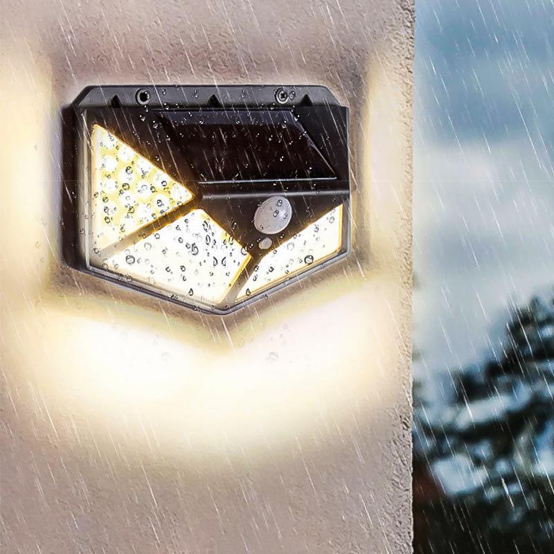 Solar Lamp Outdoor Garden Decoration Solar Led Light Waterproof Sunlight Powered Spotlight with Motion Sensor