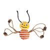 Cat Toy Natural Wood Silver Vine Catnip Ball Sisal Rope Bee Insect Shape Interactive Pet Toy for Cat Stress Relief and Play