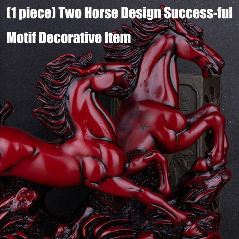 Two Galloping Running Horses Statue Sculpture Animal Statue Collectibles Figurines fengshui Ornament Home Decors