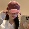 Baseball Hat Embroidery Bow Baseball Cap Embroidery Peaked Cap Fashion Bowknot Baseball Hat  Sports