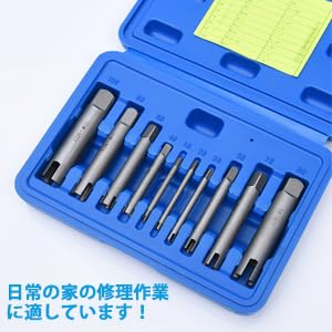 Tap Extractor, Screw Extractor, Broken Screw and Bolt Extractor, Tap Removal Tool, Remover of Broken Heads and Taps, Bolt Extractor, Removes Stripped