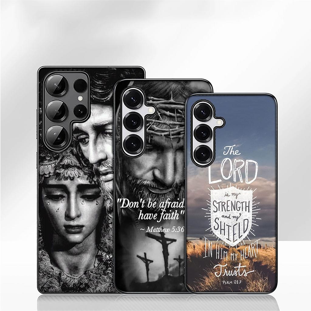Bible Verse Jesus Christ Christian Cover Phone Case for Apple iPhone 16 15 14 Plus 13 12 Mini 17 Pro Max + 16E Air 16+ ProMax
