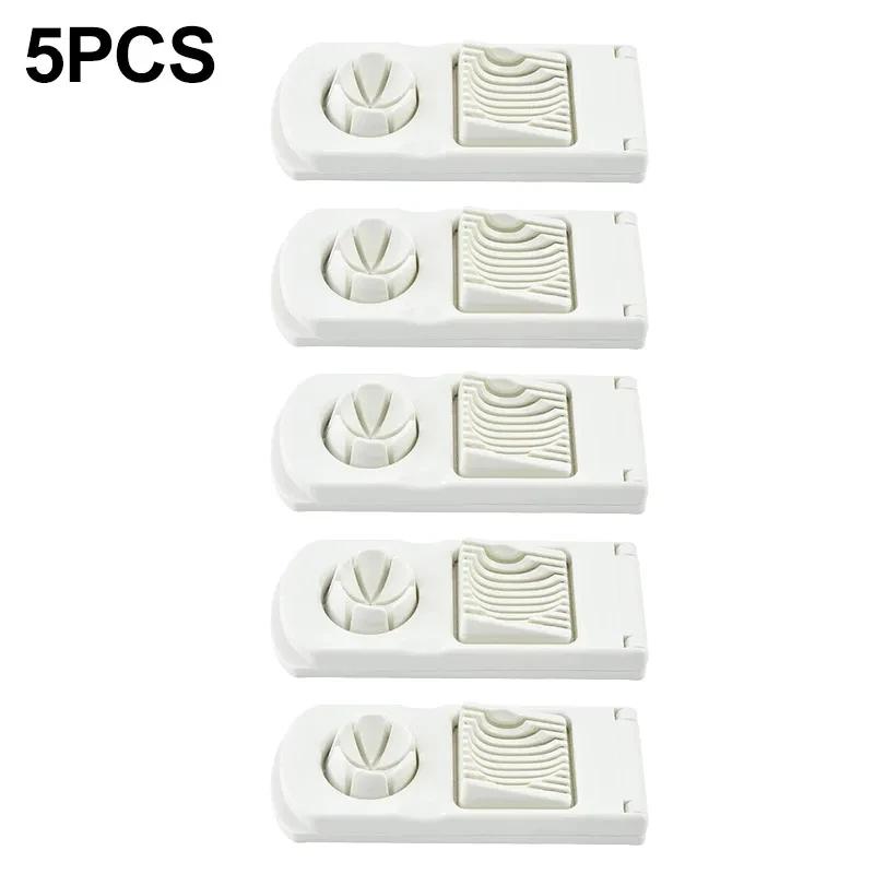 10Pcs Useful Multi-functional Egg Cutter Household Egg Shell Separator Stainless Steel Fancy Sliced Egg Kitchen Tools Egg Mold