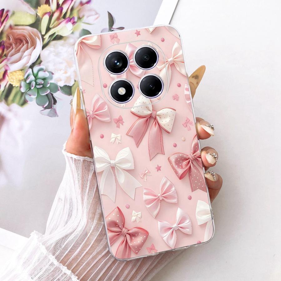 For Xiaomi Redmi Note 14 Pro Case Soft Silicone TPU Butterfly Painted Phone Case For Redmi Note14 14 Pro 4G Cover Coque
