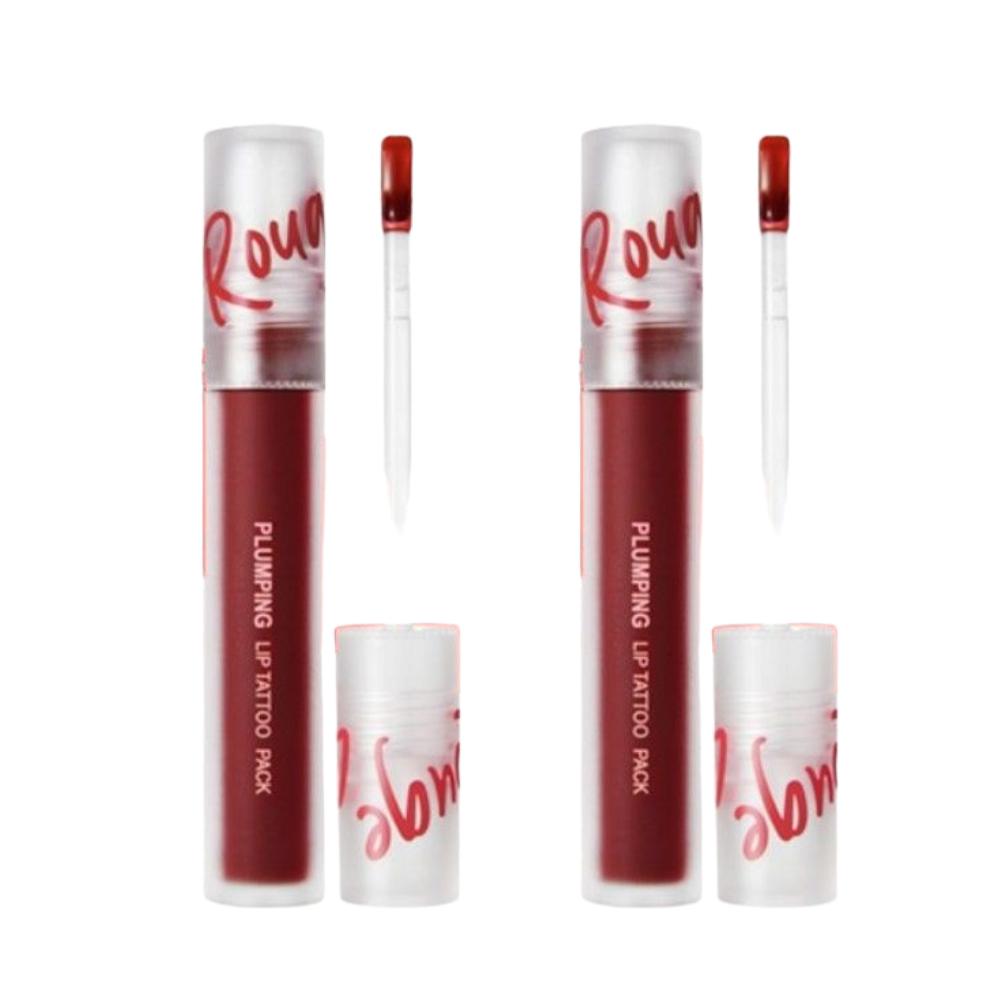 Maxclinic Rouge Star Plumping Lip Tattoo Pack – Ginger Fig Long-Lasting Lip Tint & Plumping Lip Mask – 5g x2