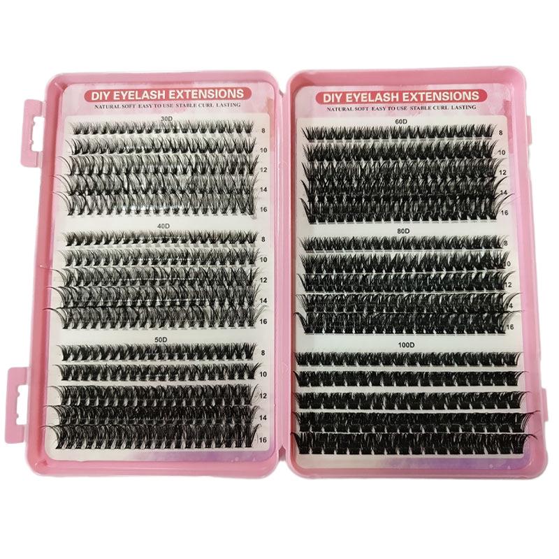 Mixed Pack Lash Book: 30D-100D Dense Single Cluster Segmented False Eyelashes