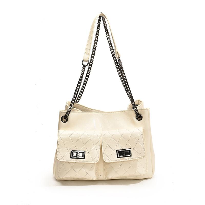 

Сумка Женская Новая Модная Сумка-Тоут Бриллиантовая Цепочка Сумка Мессенджер белый