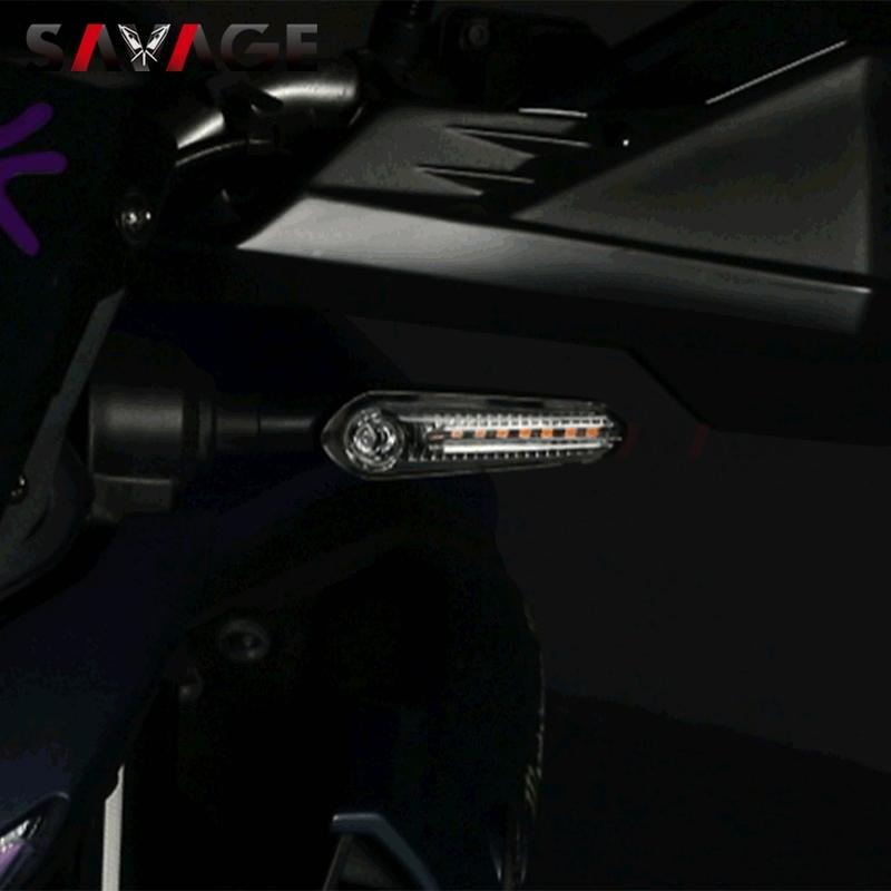 YZF-R3 YZF-R25 License Plate Bracket LED Flowing Turn Signals For Yamaha MT-03 MT-25 YZF R3 MT25 Tail Tidy Fender Eliminator Kit
