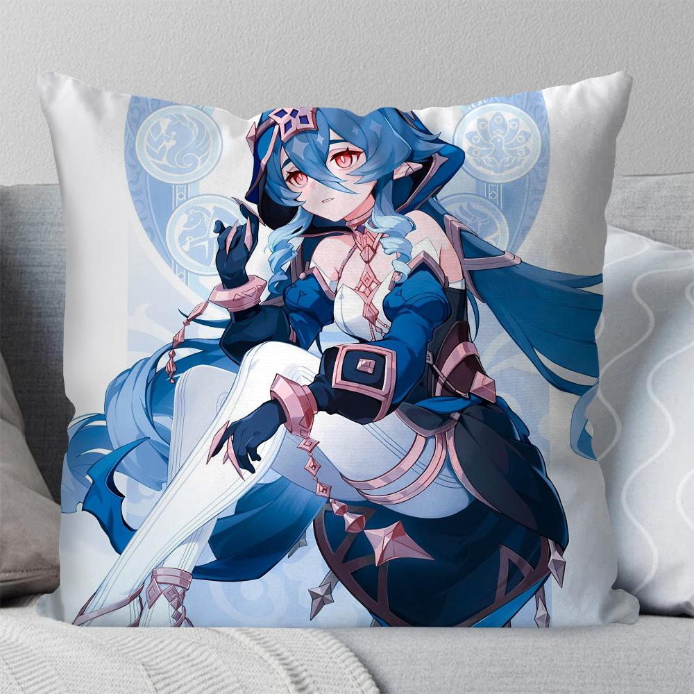 Layla Anime Game Genshin Impact Pillow Case Square Pillow Bedroom Sofa Leisure Comfort Cushion Living Room Home Decoration 40X40
