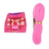 Small Animal Adjustable Harness Squirrels Hamster Ferret Traction Rope (Gold Blocking Star)S