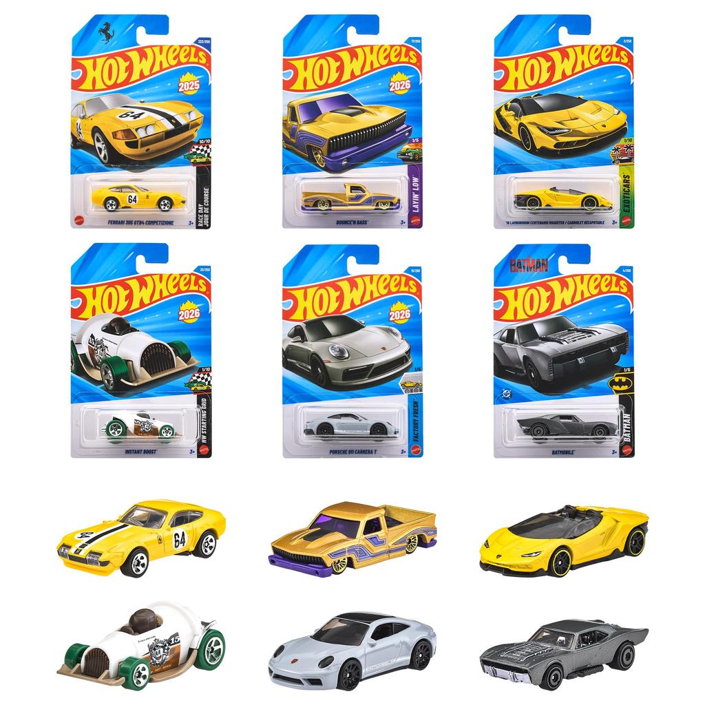 Hot Wheels Basic Cars A Assortment Vehicle Toy Mini Box Ages Cars, 36-Car Set, 3+, Multi-Purpose, C4982-98RA