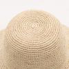 Summer New Lafite Straw Hat, Crochet Big Eaves Hat, Outdoor Travel Beach Sun Protection Lafite Grass Basin Hat Bucket Hat