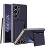 Samsung S25 Ultra High-End Business Leather Case with Card Holder & Stand
