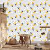 Flowers and dots wallpaper for living room and bedroom 50x1000