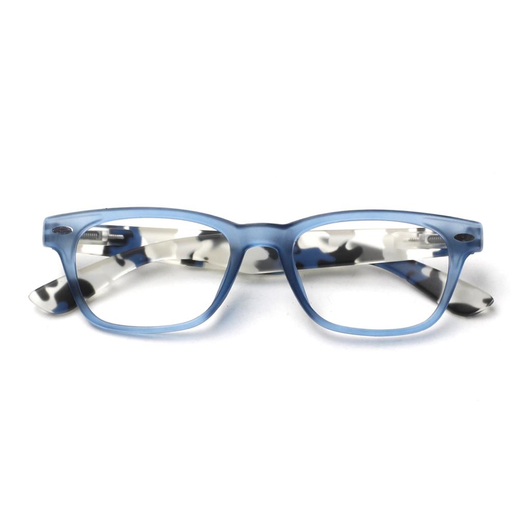 Turezing Reading GlassesMen And Women Blue Light Blocking Anti Fatihue Anti UV Camouflage Optical Lenses With Medical Recipe