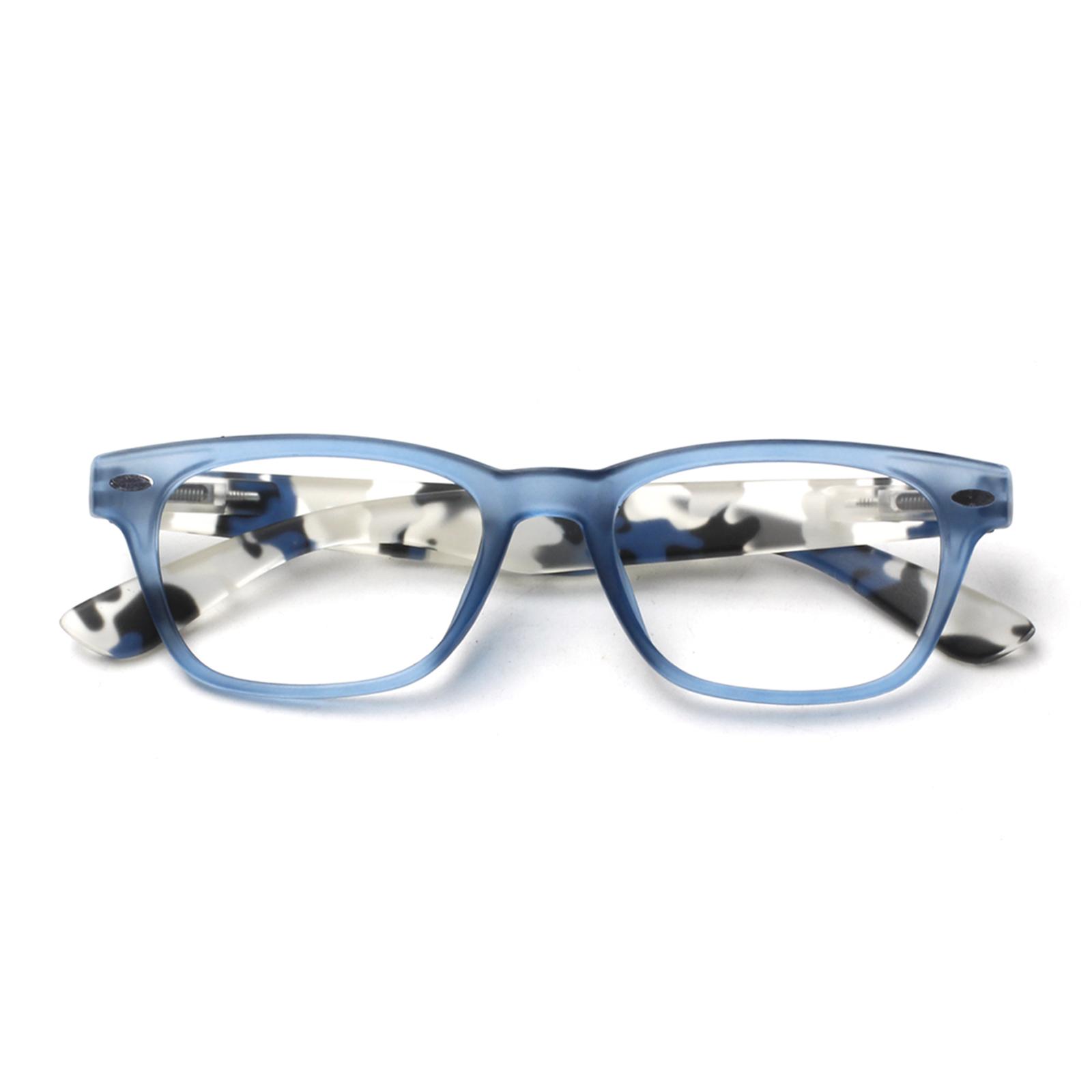 

Turezing Reading GlassesMen And Women Blue Light Blocking Anti Fatihue Anti UV Camouflage Optical Lenses With Medical Recipe 0
