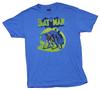 Batunisex Adult New Tshirt  Distressed Retro Comic Pose  Robin Under Logo