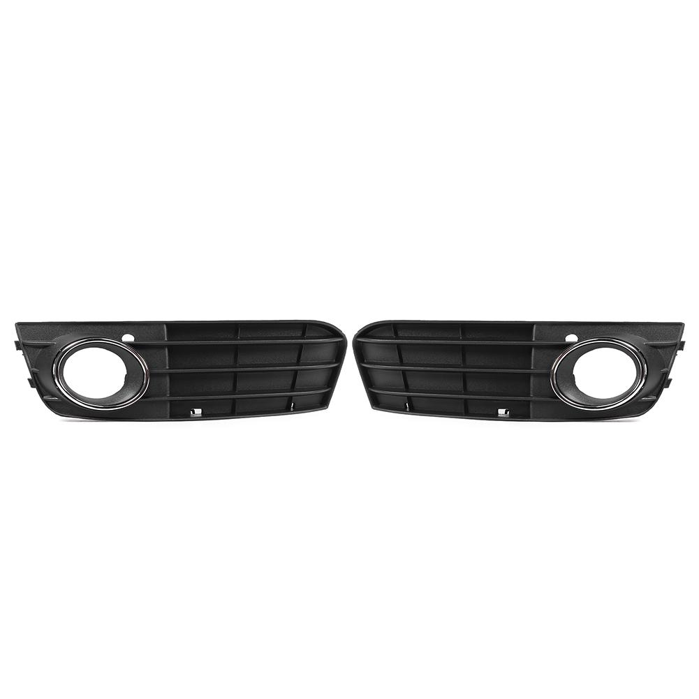 Pair of Fog Lamp Grill Left +Right Car Light Grille Cover 8KD807681 Fit for A4 B8 0912