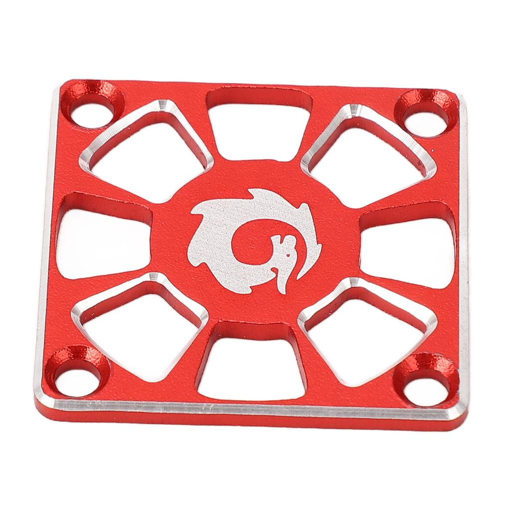 RC Cooling Fan Cover 1.18in Wide Aluminium Alloy Light Sturdy Cool RC ESC Cooling Fan Cover for