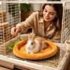 Carrot Shape Sleeping Mat Bunny Bed Soft Warm Rabbits Bed Carrot Shape for Pet Chinchilla Guinea Hedgehog Indoor Outdoor Couch