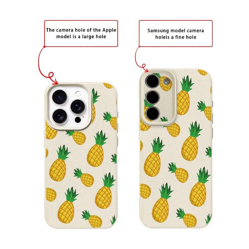 Pineapple Pattern Phone Case for Samsung Galaxy A55 A35 A25 A15 5G A24 A23 A32 A52 A71 A72 A51 4G Soft Cover