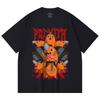 230 Gsm 100% Cotton Chainsaw Man V8 Pochita Print Unisex Heavy Cotton T Shirt