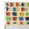 Number Puzzles Board 30x30cm Motor Skills Valentines Day Gifts Preschool Learning