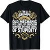 Ik ben een chagrijnige oude monteur, Motorcitaat, Motor, Auto, Garage T-shirt