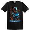 T-shirt RoboCop Poliziotto Ciborg Futuristico Film d'Azione Grafica Tee