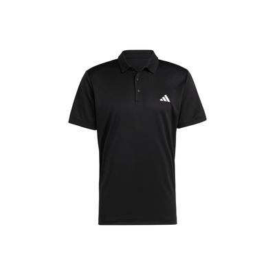 Pure Logo Tennis Polo Shirt Men Tops Black HR8730