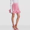 2025 European & American Double Layer Hem Pleated Mini Skirt