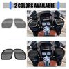 Motorcycle Speaker Grills Cover Trim Mesh Tri-Line Black For Harley Touring Road Glide Limited FLTRK Special FLTRXS 2015-UP