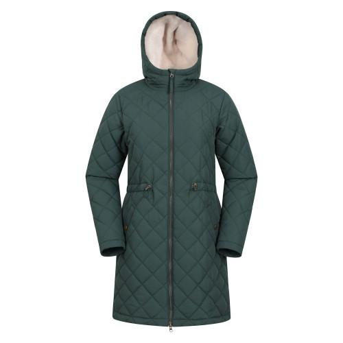 Mountain Warehouse Dámská/Ladies Missouri Prošívaná bunda s umělou kožešinou