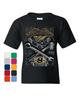 Mechanics Backbone of America Youth Kids Boys T-Shirt Engine Repair Blue Collar Kids Tee
