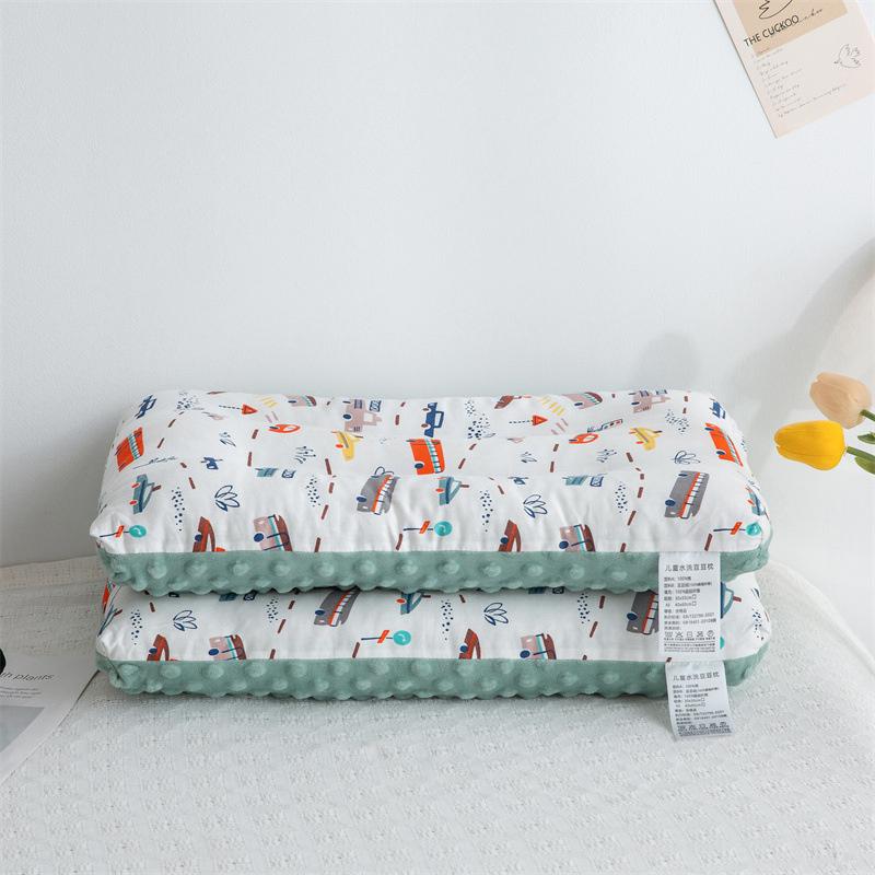 Подушка для сна для детей и младенцев с рисунком из чистого хлопка Doudou Velvet — фото 9