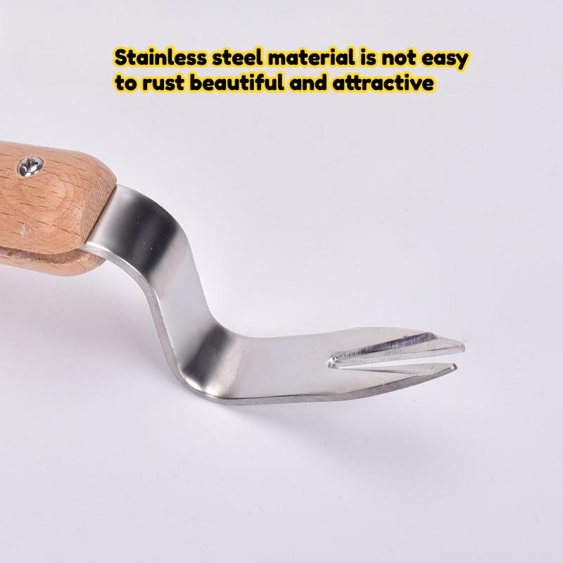 New Household Stainless Steel Garden Tools for Convenient Wooden Handle Garden Fruit Orchard Manual Tools