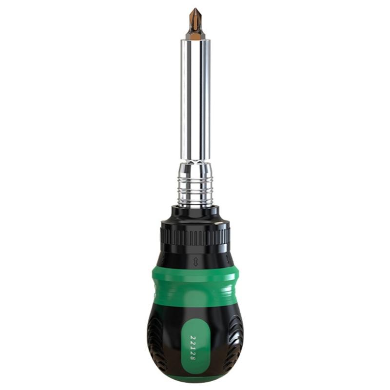 14 in 1 Retractable Ratchet Screwdriver Set with Concealed Storage Delicate Design Ergonomic Handle Tool 1