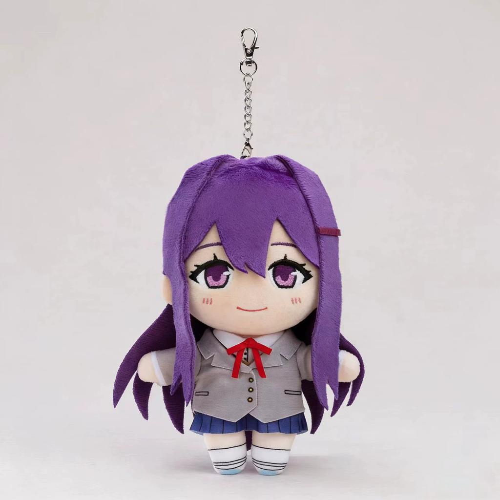 Anime Natsuki Plüschtier Doki Doki Literature Club Zubehör Weiche Stoffpuppe Schlüsselanhänger Cartoon Anhänger Für Fans Geburtstagsgeschenk