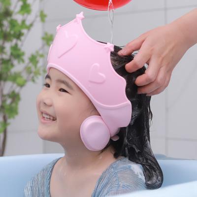 1pc Adjustable Crown Ear Protector Shower Cap,High Quality Hat,Snug Design,Suitable for S and S - Hair Washing & Bathing Hat,Shower Cap,Bath Accessory