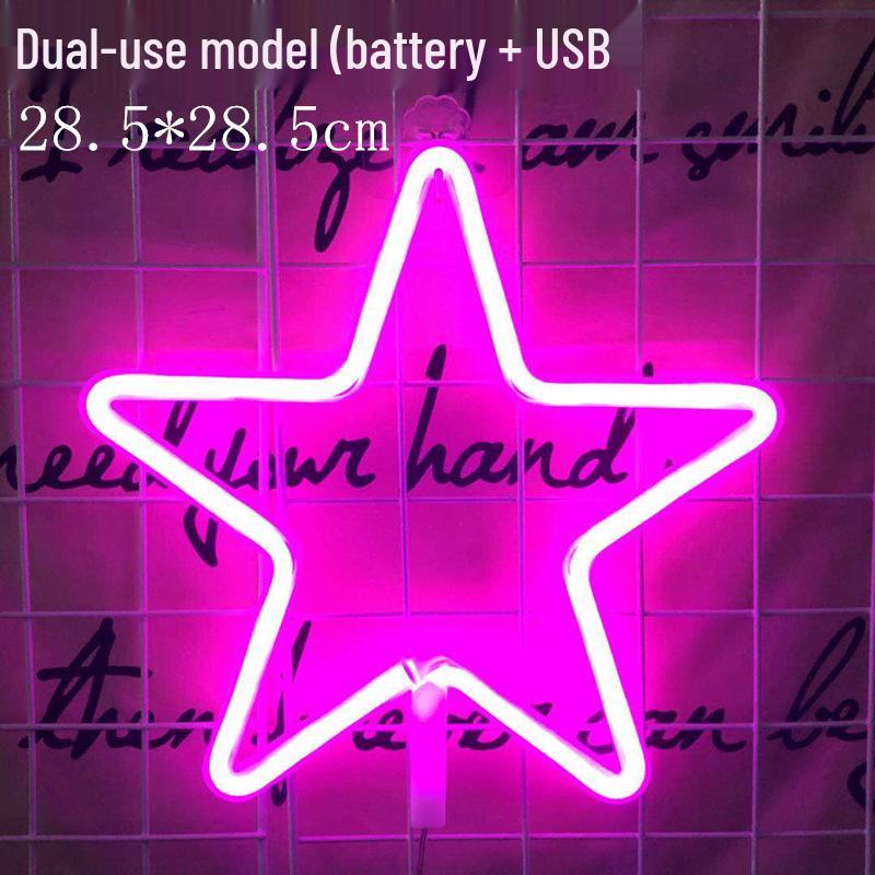 Trendy LED Neon Night Light Sign for Wall Décor