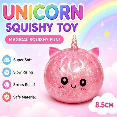 2026 Trendiges Einhorn Bao Brötchen Squishy Knetspielzeug Fidget Sensorisch Nicht Klebrig Anti-Stress Neuheit Scherzgeschenk Partygeschenk Schreibtischzubehör