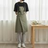 Simple Cross Strap Apron Stain-proof Waiter Sleeveless Apron Catering Work Clothes  BBQ