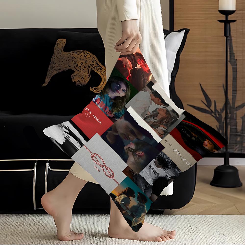 

My Fault Culpa Mia 2023 Movie Pillow Gifts Home Office Furnishings Bedroom Sofa Car Cushion Cover case 45x45cm 16x16Inch