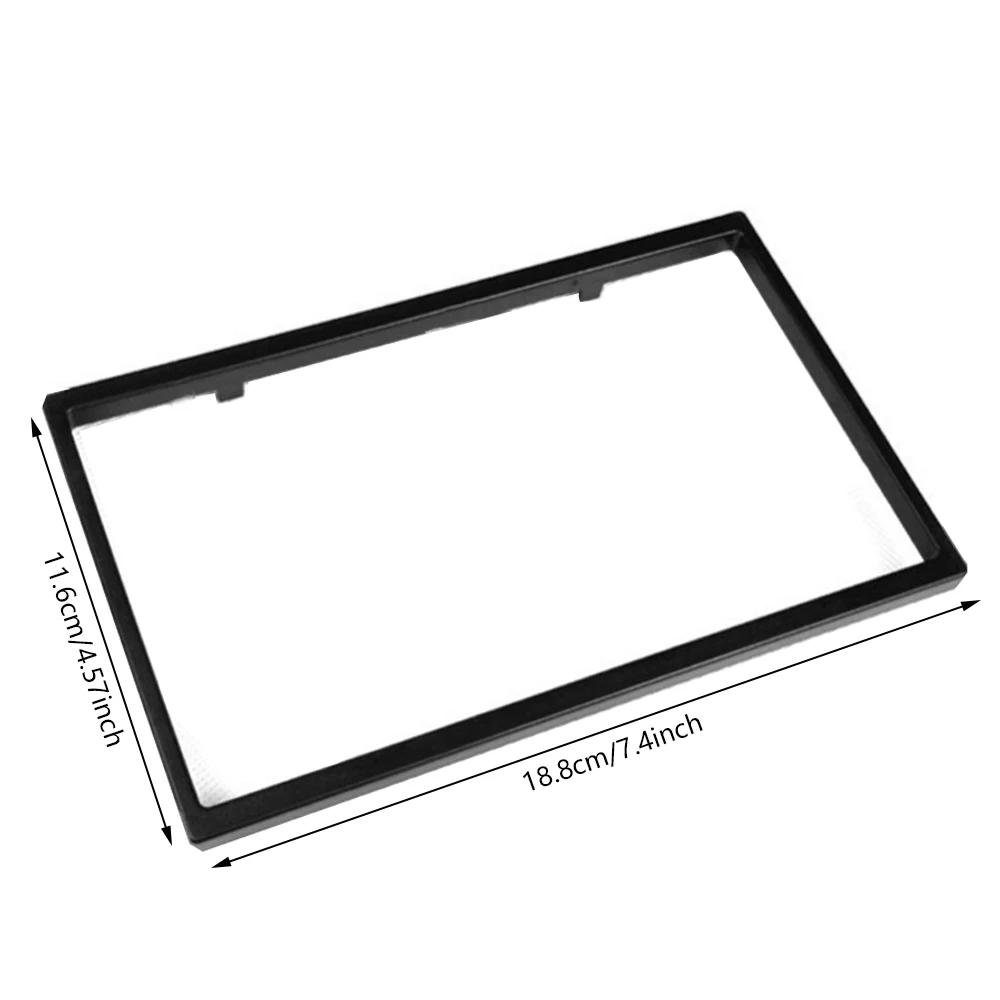 Universal Double Din Dashboard Mounting Frame Trim Kit 7 To 9 Inch Auto Stereo Headunit Car Radio Fascia Face Plate