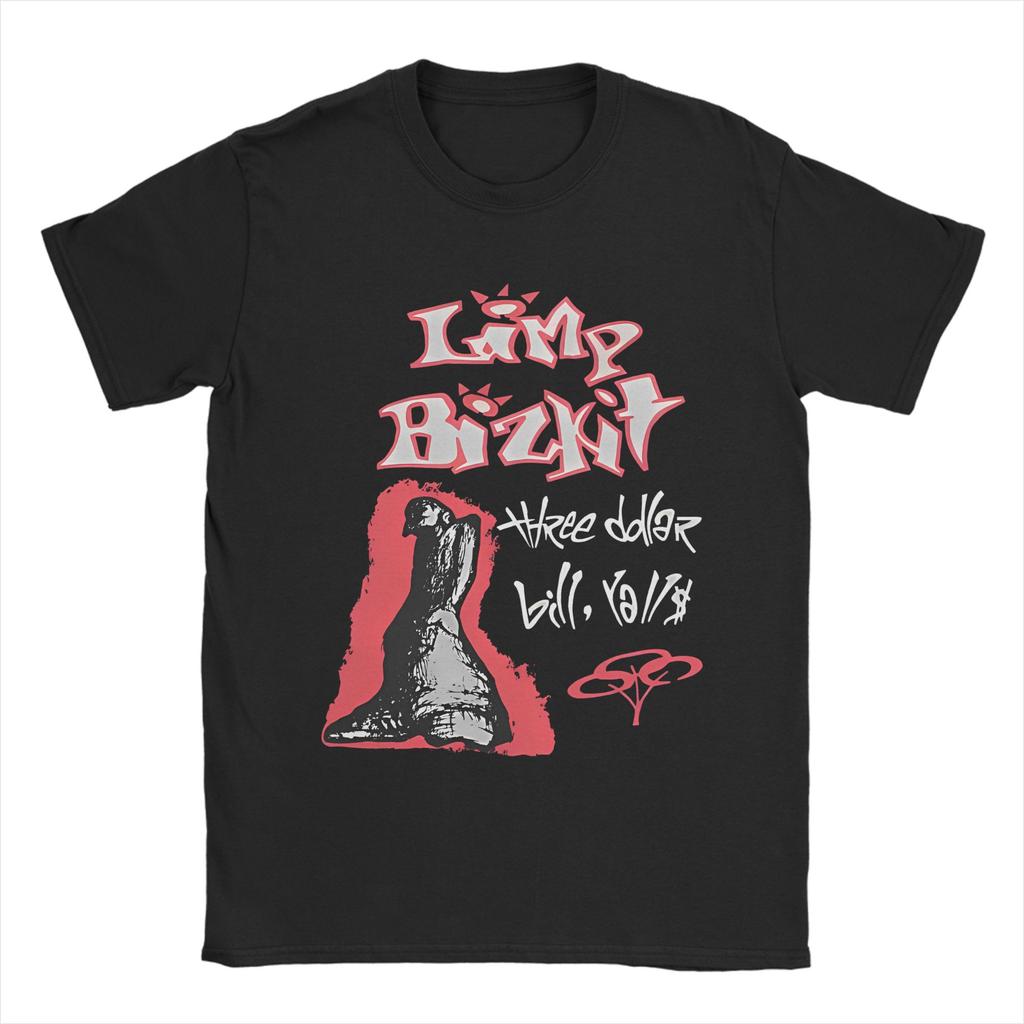 Vintage Limp Bizkit Band Tshirt Unisex Unisexs Crew Neck Pure Cotton T Shirts Rap Rock Short Sleeve Tee Shirt Original Clothing
