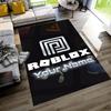 Roblox Personalized Text Floor Rug Office Rug Suitable for Playrooms Living Rooms Decorate Room Balcony Antislip Carpet Decorate Offices
